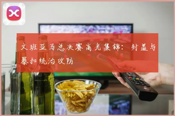文班亚马总决赛高光集锦：封盖与暴扣统治攻防